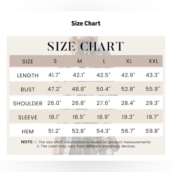 🆕Plaid Long Coat - Picture 2 of 2